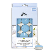 15-Pack Scented Tealight Candle - Fresh Linen