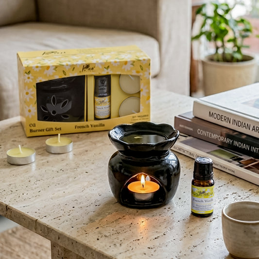 Burner Fragrance Oil Tealight - French Vanilla (Giftset - 1) Burner Fragrance Oil Tealight - French Vanilla (Giftset - 1)