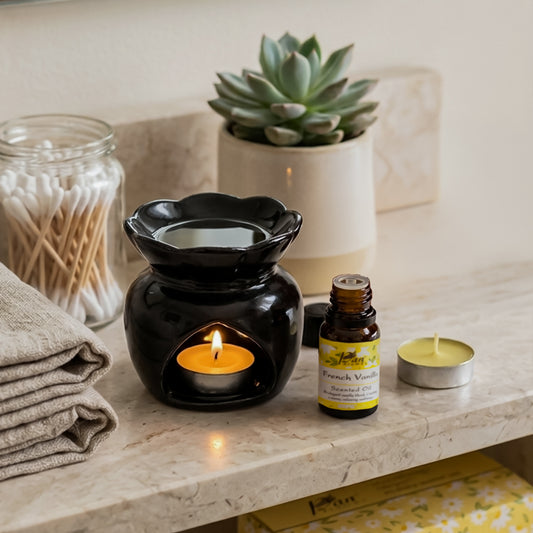 Burner Fragrance Oil Tealight - French Vanilla (Giftset - 1)