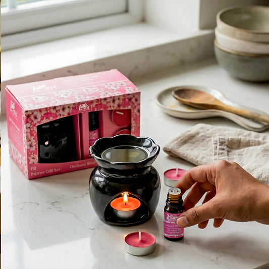 Burner Fragrance Oil Tealight- Orchard Blossom (Giftset - 1) Burner Fragrance Oil Tealight- Orchard Blossom (Giftset - 1)
