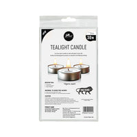 30-Pack White Tealight Candle - Unscented