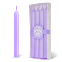 4 -Pack Unscented Dinner Candle - Purple