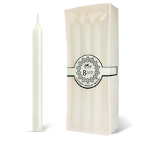 4 -Pack Unscented Dinner Candle - White