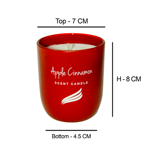 150gms Crystal Collection Scented Candle - Apple & Cinnamon