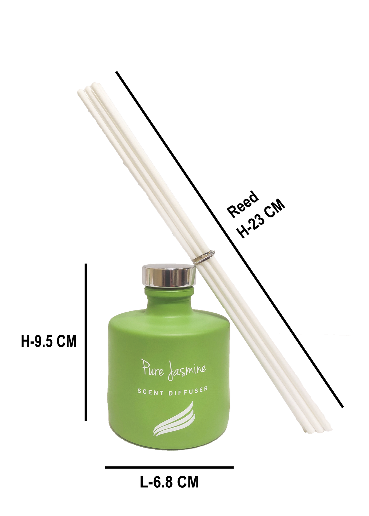 100ml Crystal Collection Reed Diffuser - Pure Jasmine