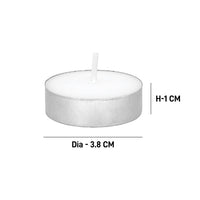 50-Pack White Tealight Candle - Unscented