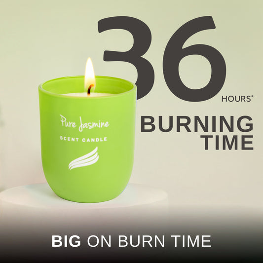 Pure Jasmine Scented Candle - Crystal Collection (150gms) Pure Jasmine Scented Candle - Crystal Collection (150gms)