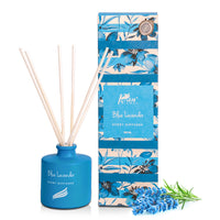 Blue Lavender Scented Reed Diffuser - Crystal Collection (100ml)