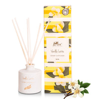 Vanilla Latte Scented Reed Diffuser - Crystal Collection (100ml)