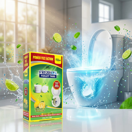Power Fizz Toilet Cleaner Tablets – Fresh Lime (Pack of 10) Power Fizz Toilet Cleaner Tablets – Fresh Lime (Pack of 10)