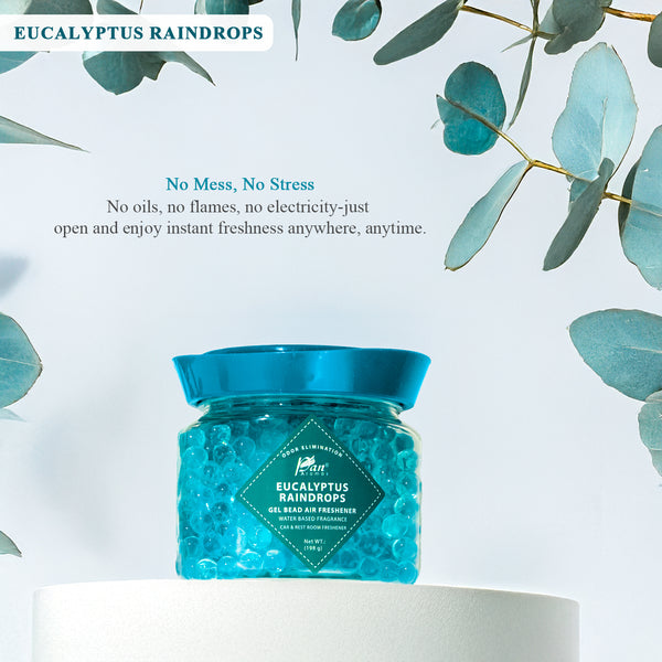 Gel Bead Air Freshener- Eucalyptus Raindrops (198 gms)