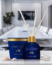 Oriental Ocean (Special Combo) Mist Reed Diffuser (100ml) & Scented Candle (120g)