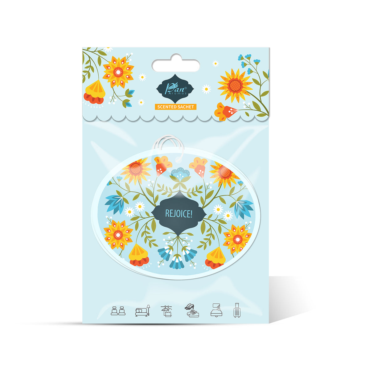 3-Pack Rejoice - Citrolemon Scented Hanging Paper Sachet