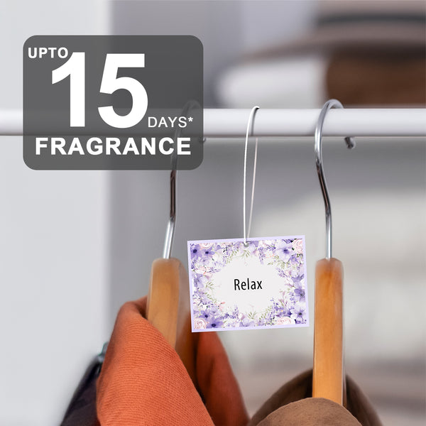 3-Pack Scented Paper Hanging Sachet - (Relax) Lavender