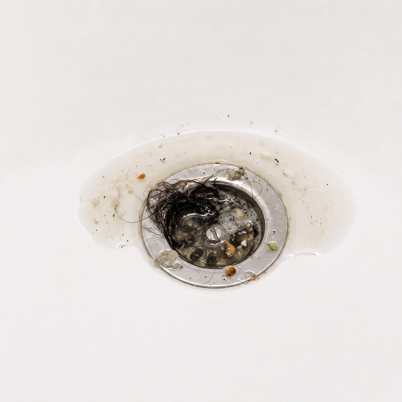 Clogged Drains before