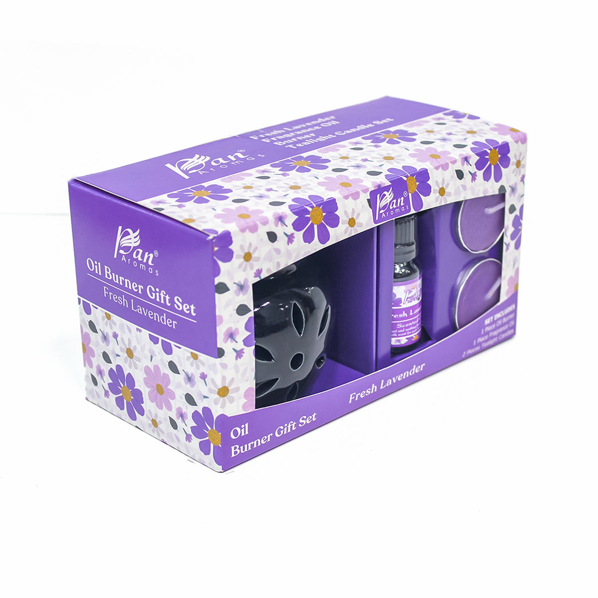 Burner Fragrance Oil Tealight- Fresh Lavender (Giftset - 1)