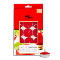 15-Pack Scented Tealight Candle - Apple & Cinnamon