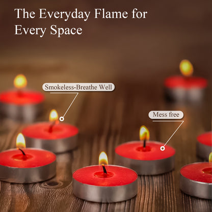 15-Pack Scented Tealight Candle - Apple & Cinnamon