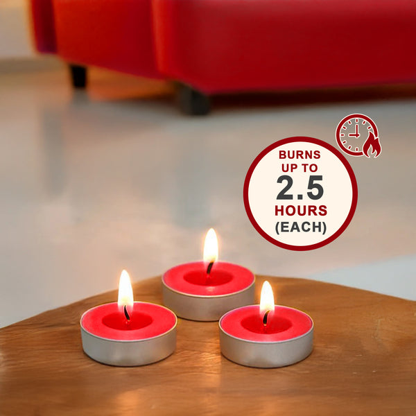 15-Pack Scented Tealight Candle - Apple & Cinnamon