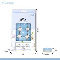15-Pack Scented Tealight Candle - Fresh Linen