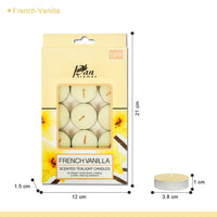 15-Pack Scented Tealight Candle -French Vanilla