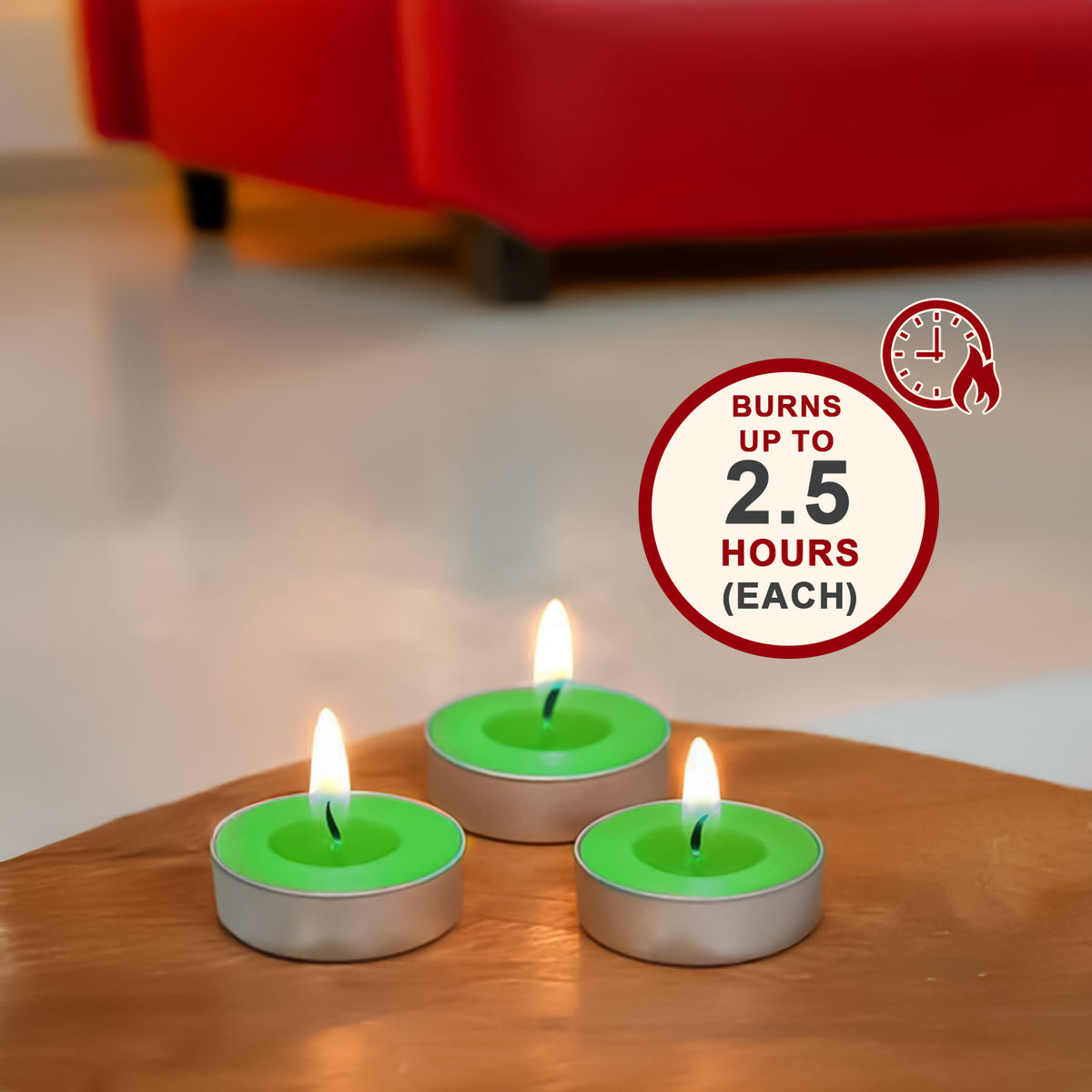 15-Pack Scented Tealight Candle - Jasmine