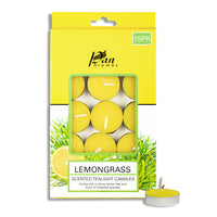 15-Pack Scented Tealight Candle - Lemon Grass