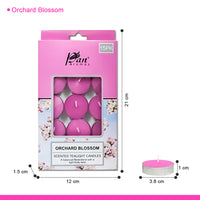 15-Pack Scented Tealight Candle - Orchard Blossom