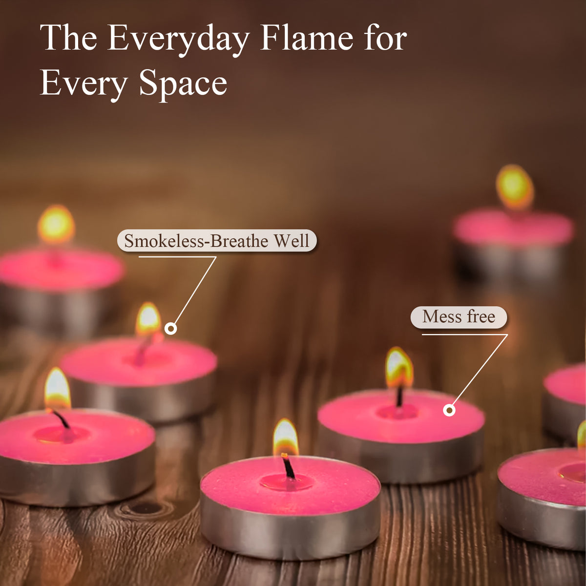 15-Pack Scented Tealight Candle - Orchard Blossom