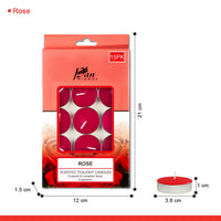 15-Pack Scented Tealight Candle - Rose