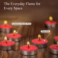 15-Pack Scented Tealight Candle - Rose