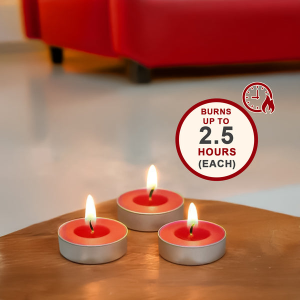 15-Pack Scented Tealight Candle - Rose