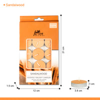 15-Pack Scented Tealight Candle - Sandalwood