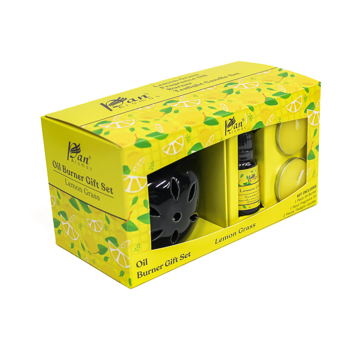 Burner Fragrance Oil Tealight- Lemon Grass (Giftset - 1)