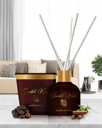 Oriental Sandal Musk (Special Combo) Reed Diffuser (100ml) & Scented Candle (120g)