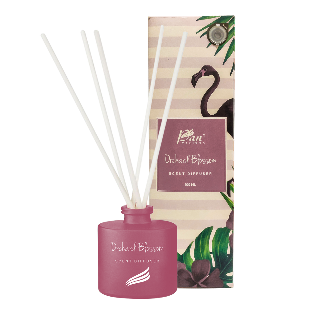 100ml Crystal Collection Reed Diffuser Orchard Blossom Pan Aromas