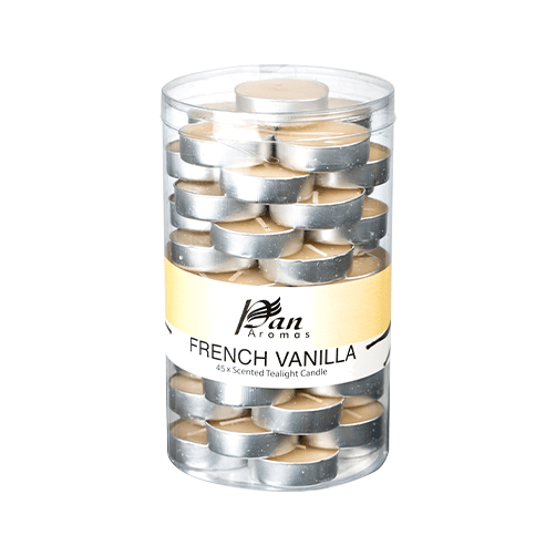 45-Pack Scented Tealight Candle - French Vanilla