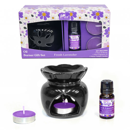 Burner Fragrance Oil Tealight- Fresh Lavender (Giftset - 1)