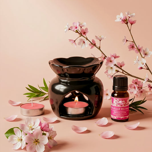 Burner Fragrance Oil Tealight- Orchard Blossom (Giftset - 1)