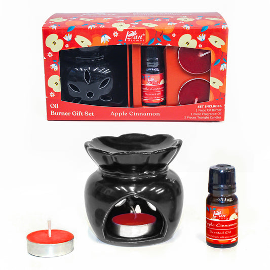 Burner Fragrance Oil Tealight - Apple & Cinnamon (Giftset - 1)