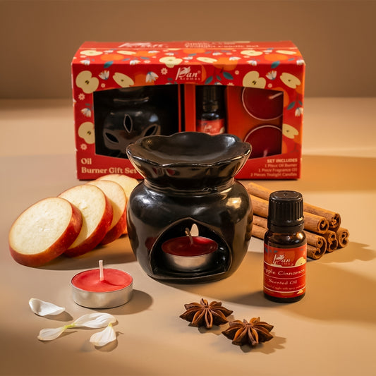 Burner Fragrance Oil Tealight - Apple & Cinnamon (Giftset - 1)