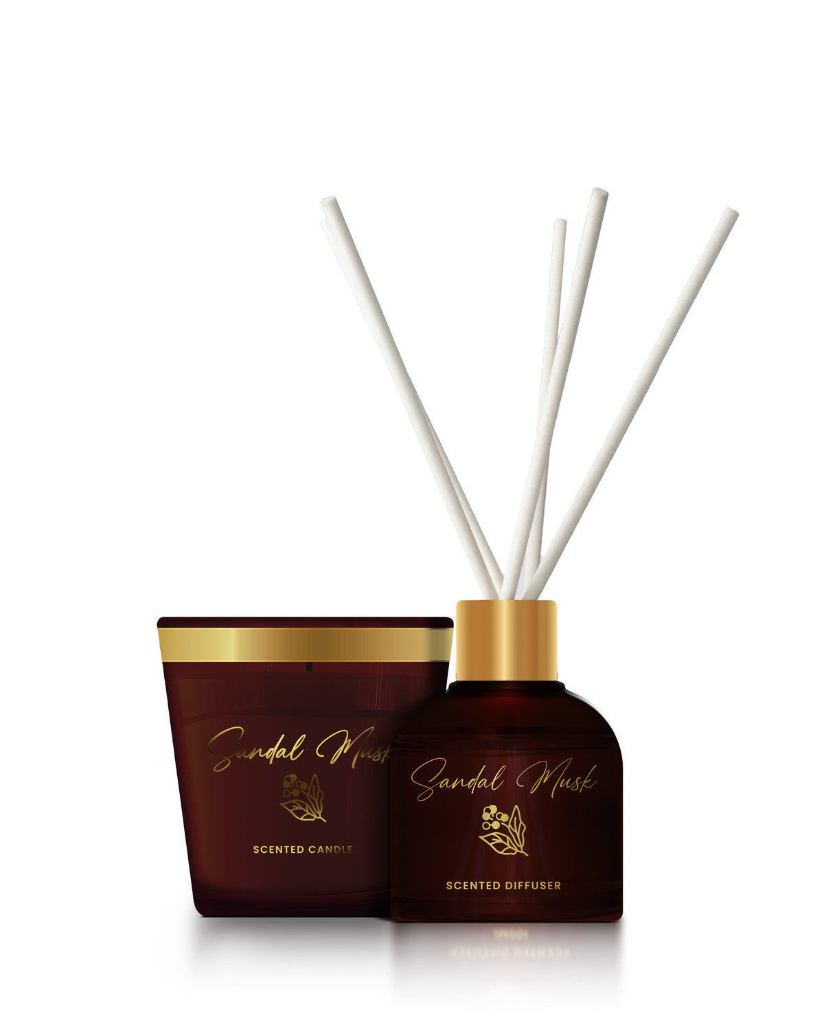 Oriental Sandal Musk (Special Combo) Reed Diffuser (100ml) & Scented Candle (120g)