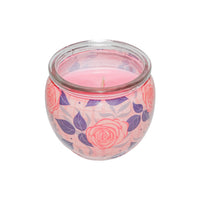 Shrink Sleeve Glass Candle - Rose