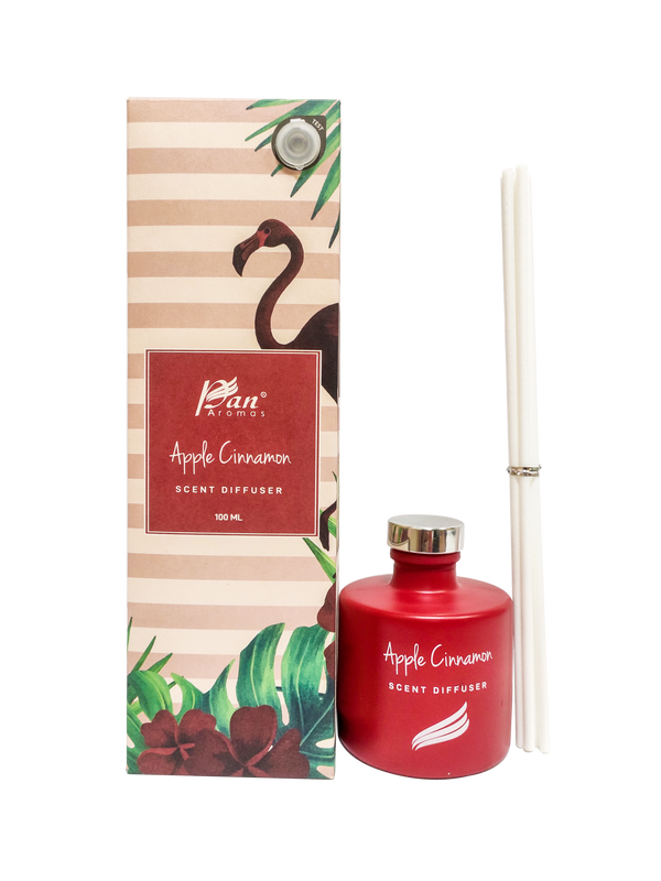 Crystal Collection - Apple Cinnamon (Special Combo) Reed Diffuser (100ml) & Scented Candle (150g)