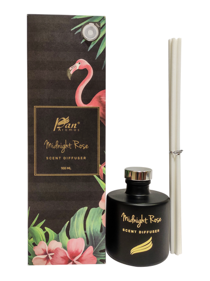 Crystal Collection – Midnight Rose (Special Combo) | Reed Diffuser (100ml) & Scented Candle (150g)