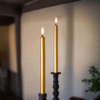 4 -Pack Unscented Dinner Candle  - Gold