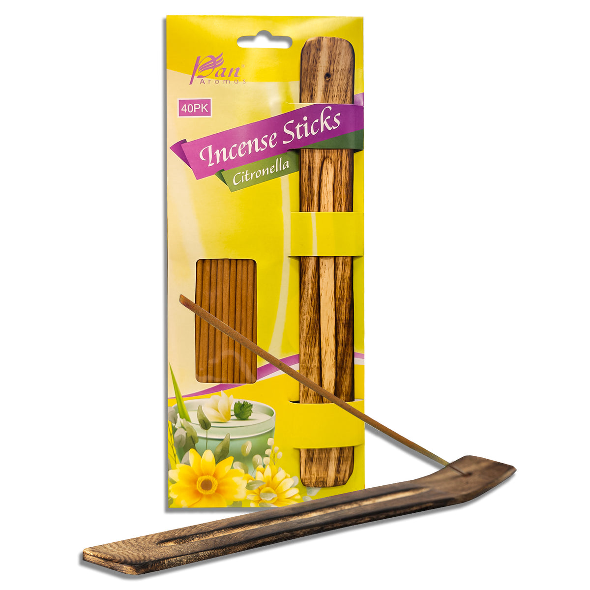 Citronella Incense Sticks (40 Pack) – Natural Bug Repellent