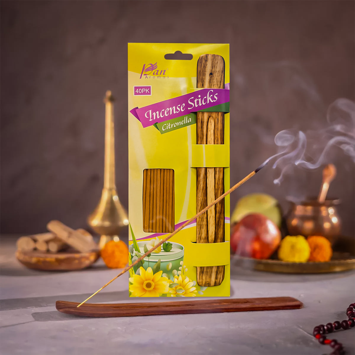 Citronella Incense Sticks (40 Pack) – Natural Bug Repellent