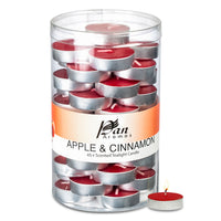 45-Pack Scented Tealight Candle - Apple & Cinnamon