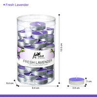 45-Pack Scented Tealight Candle - Fresh Lavender